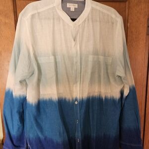 Sun + Stone Light Gray Button-Up Shirt